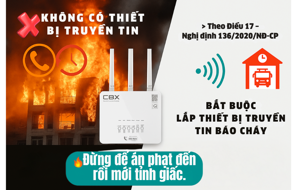 thiết bị truyền tin báo cháy