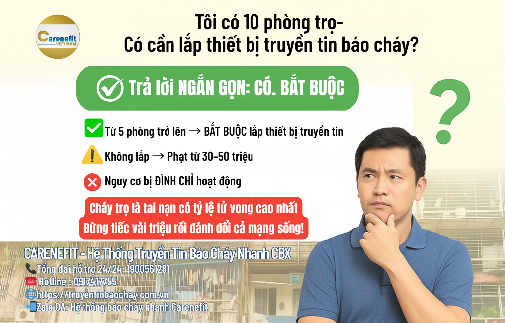 thiết bị truyền tin báo cháy
