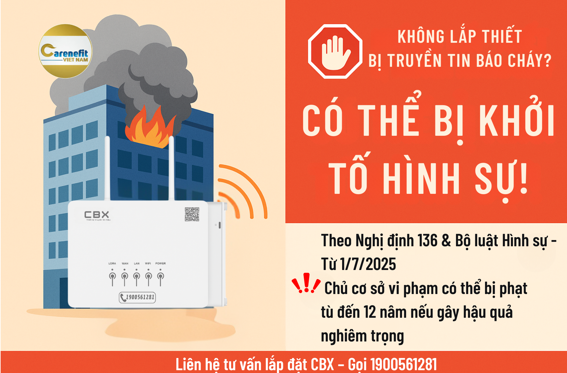 thiết bị truyền tin báo cháy nhanh
